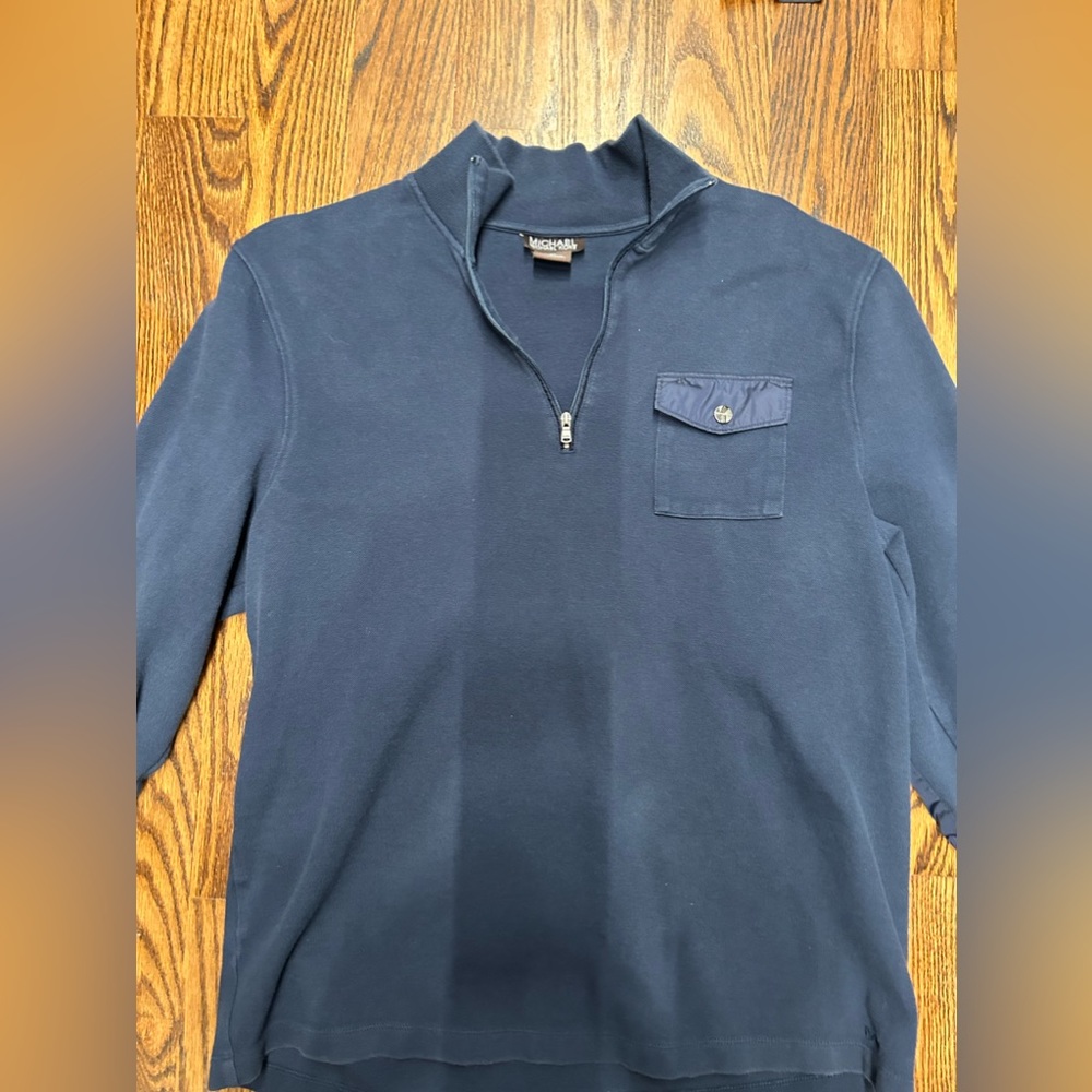 Men's half zip sweater